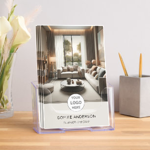 Custom Logo Professional Business Bi-Fold Brochure