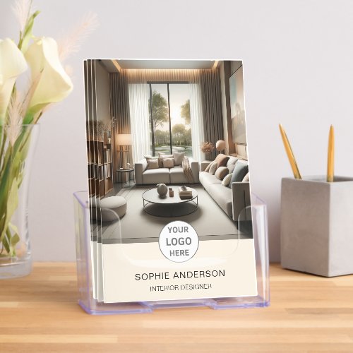Custom Logo Professional Business Bi-Fold Brochure