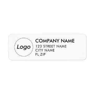 Custom Logo Professional Business Return Address Label