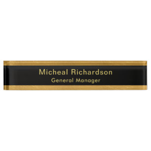 Custom Logo Professional Desk Desk Name Plate