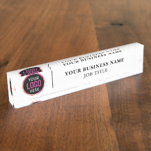 Custom Logo Professional Desk  Desk Name Plate