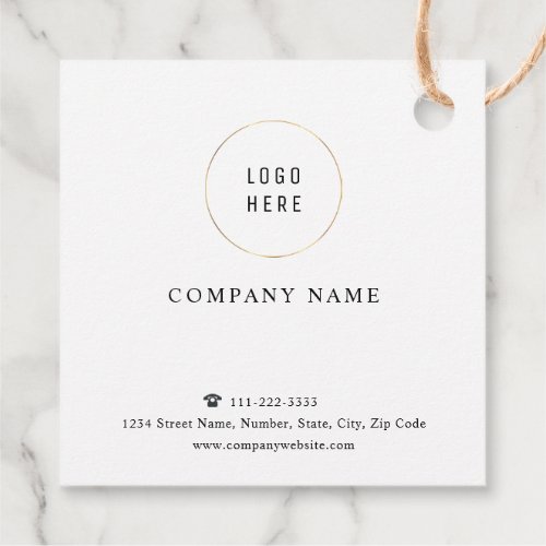 Custom Logo Professional Favor Tags