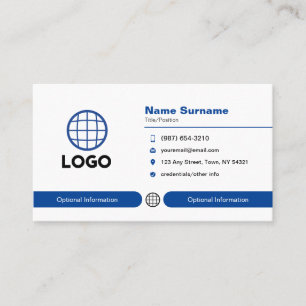 Custom Logo Professional Industry Business Card