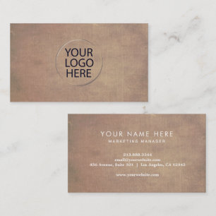 Custom Logo professional Kraft paper Business Card