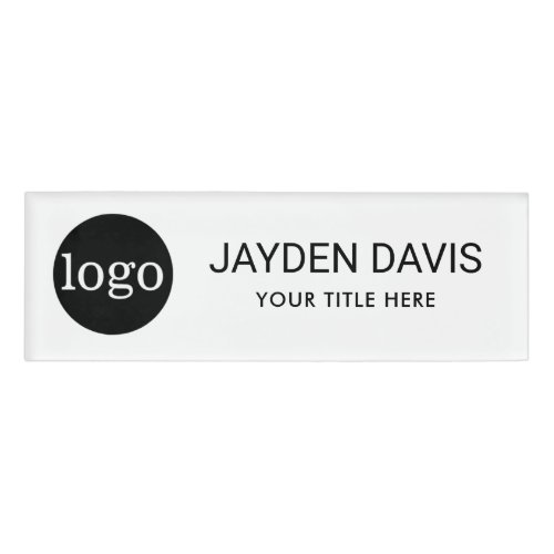 Custom logo professional magnetic name tags