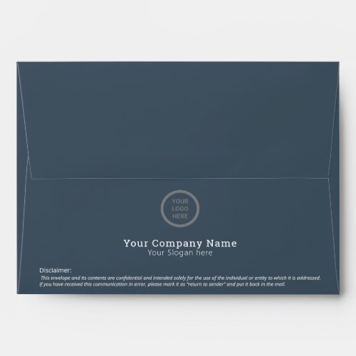 Custom Logo Professional Minimalist Branding Envelope
