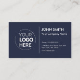 Add Your Logo Social Media QR Code Corporate Business Card