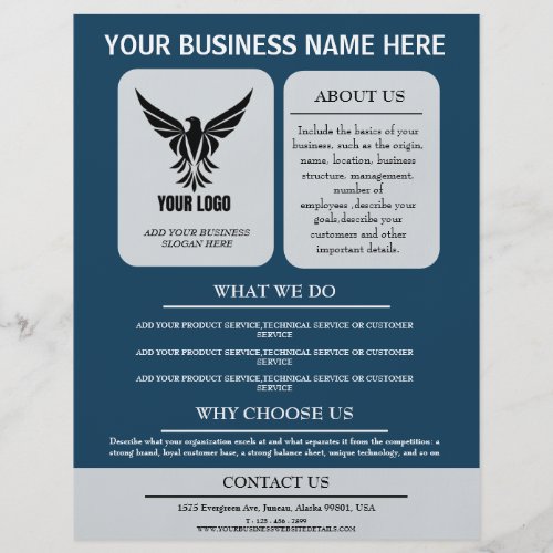 Custom Logo Professional New Business Advertising Flyer
