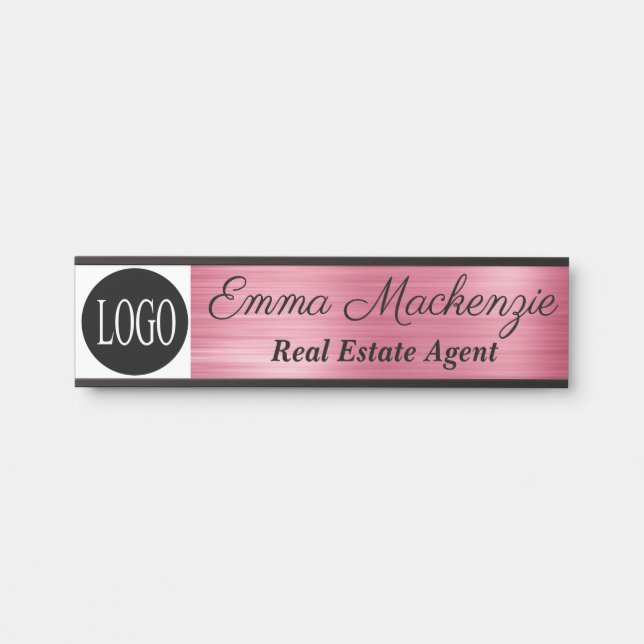 Custom Logo Professional Office Door Sign (Front)