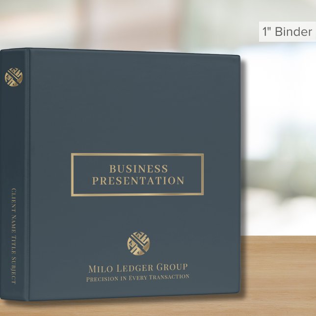 Custom Logo Professional Presentation Binder (Creator Uploaded)
