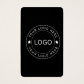Custom Logo Profile Card (Back)