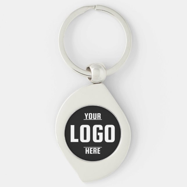 Custom Logo : Promote Your Brand in Style  Keychain (Front)