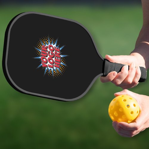 Custom Logo Promotional Black Pickleball Paddle