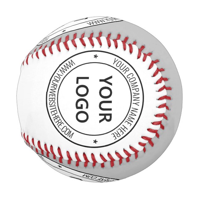 Custom Logo Promotional Branded Baseball Example (Back Left)