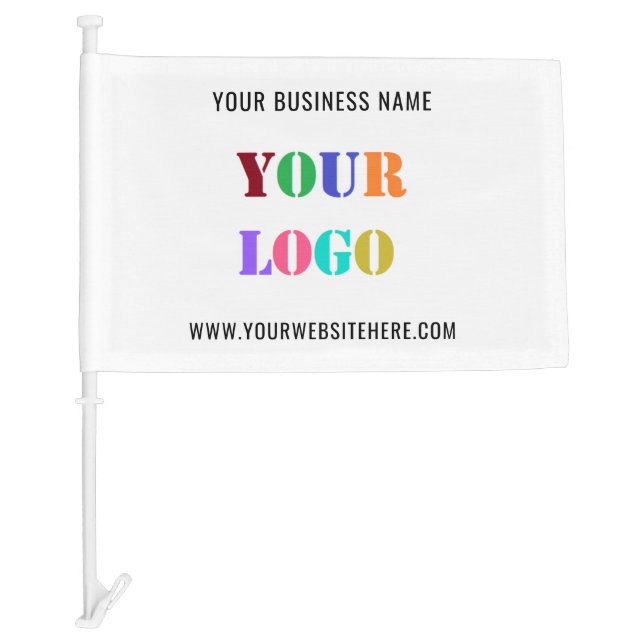Custom Logo Promotional Business Car Flag (Front)
