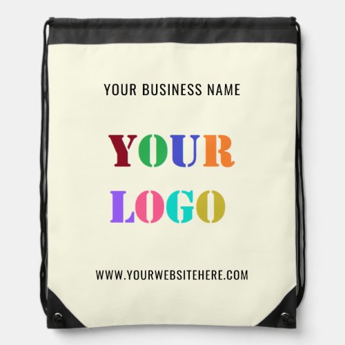 Custom Logo Promotional Business Drawstring Bag
