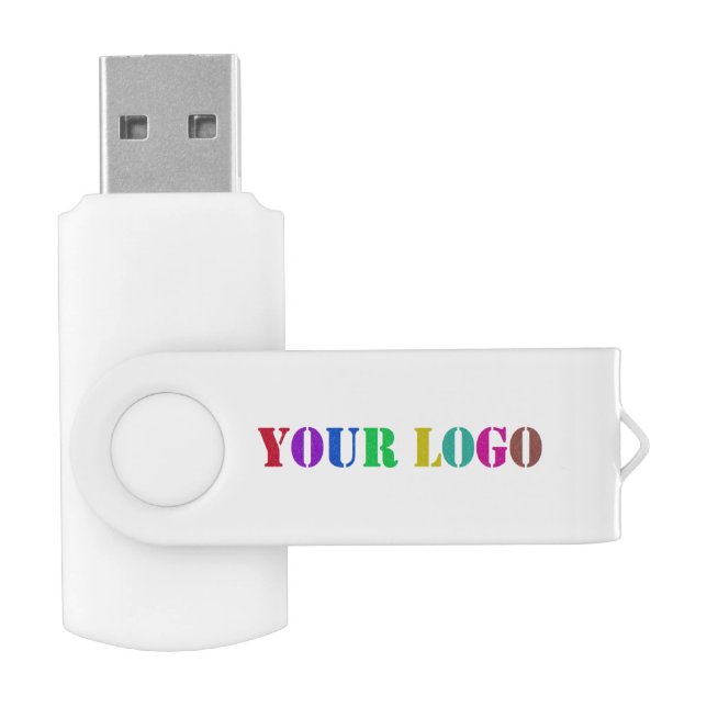 Custom Logo Promotional Business Flash Drive (Opened)