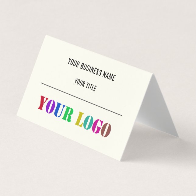 Custom Logo Promotional Business Personalized  Business Card (Front)
