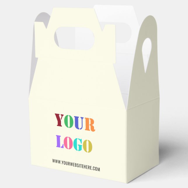 Custom Logo Promotional Business Personalized - Favor Boxes (Opened)