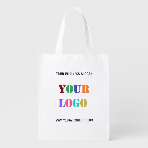Custom Logo Promotional Business Personalized  Grocery Bag