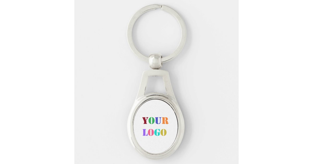 Promotional Silver Keychains Personalized With Your Custom Logo
