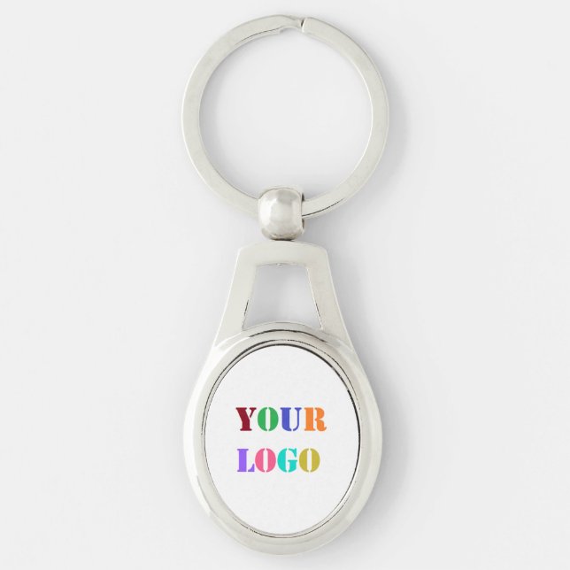 Custom Logo Promotional Business Personalized - Keychain (Front)