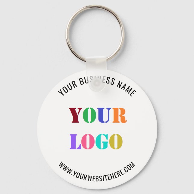 Custom Logo Promotional Business Personalized  Keychain (Front)
