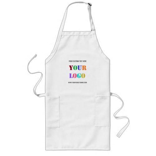 Custom Logo Promotional Business Personalized Long Apron