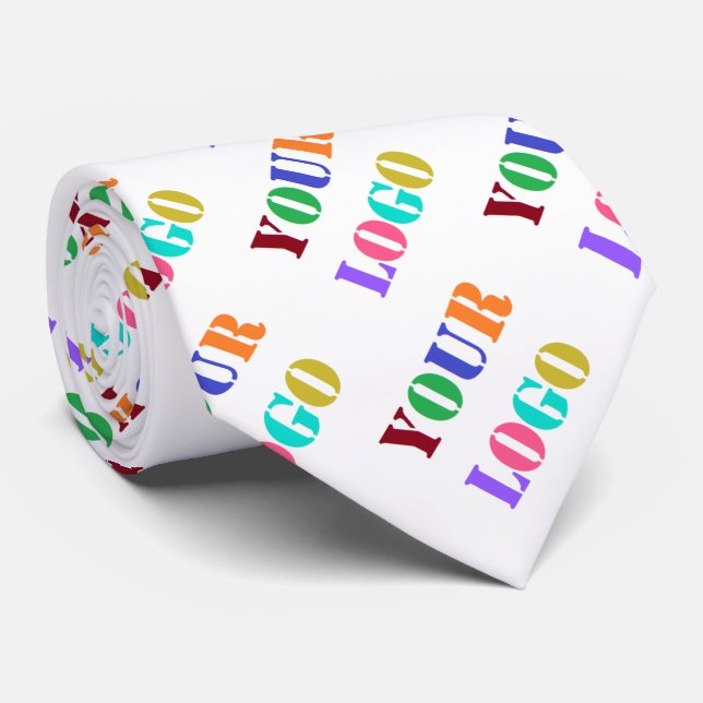 Custom Logo Promotional Business Personalized  Neck Tie (Rolled)
