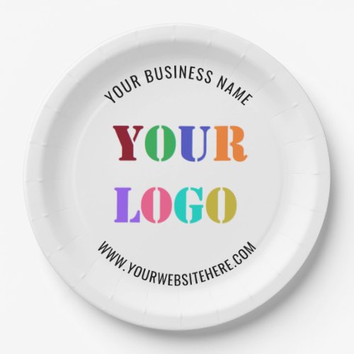 Custom Logo Promotional Business Personalized _ Paper Plates