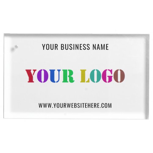 Custom Logo Promotional Business Personalized  Place Card Holder
