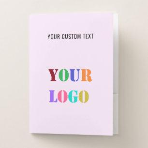 Custom Logo Promotional Business Personalized Pocket Folder