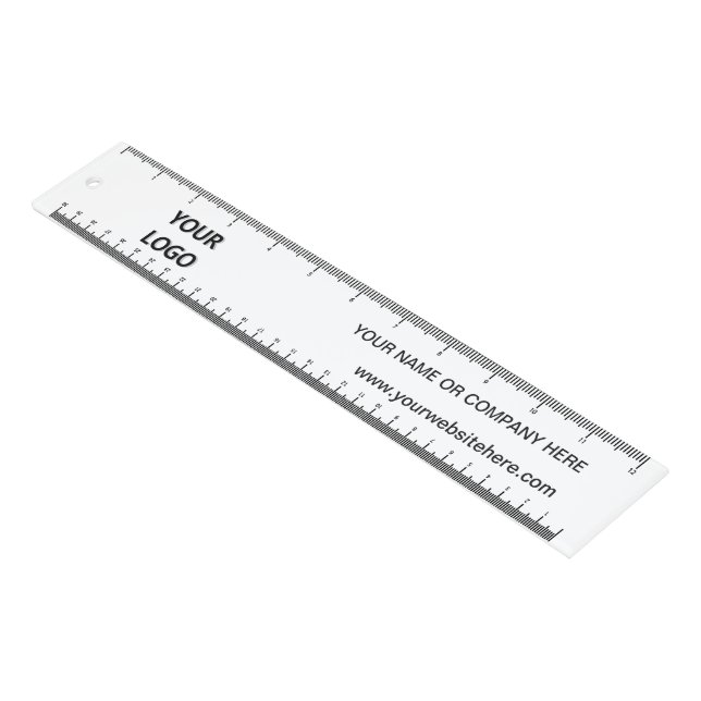 Custom Logo Promotional Business Personalized - Ruler (Angled)