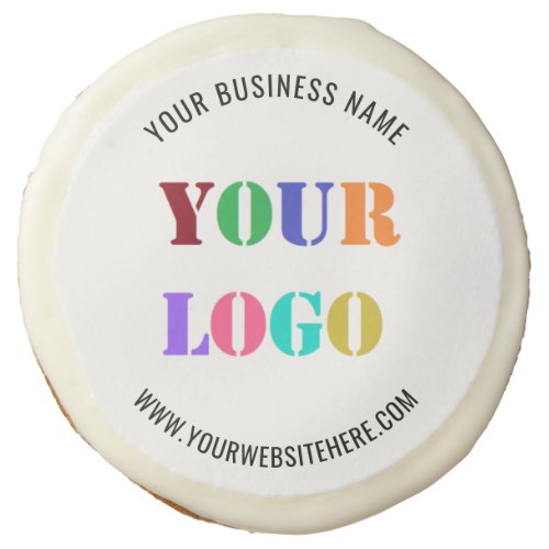 Custom Logo Promotional Business Personalized  Sugar Cookie