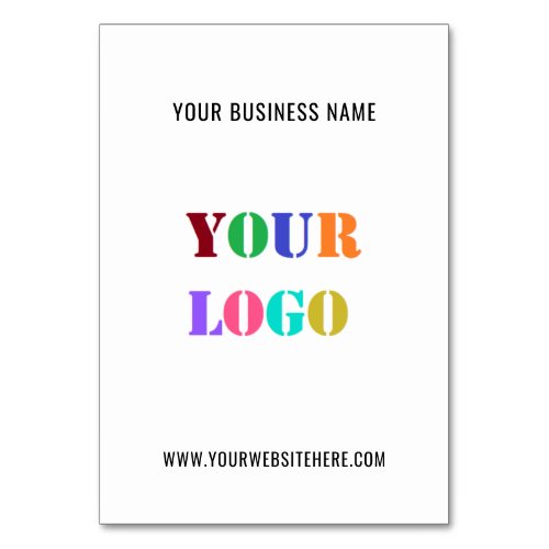 Custom Logo Promotional Business Personalized Table Number