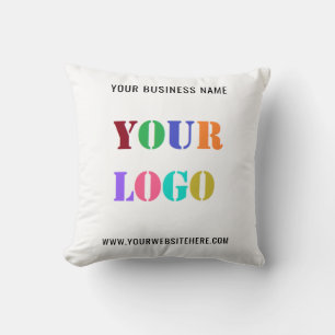 Custom Logo Promotional Business Personalized  Throw Pillow