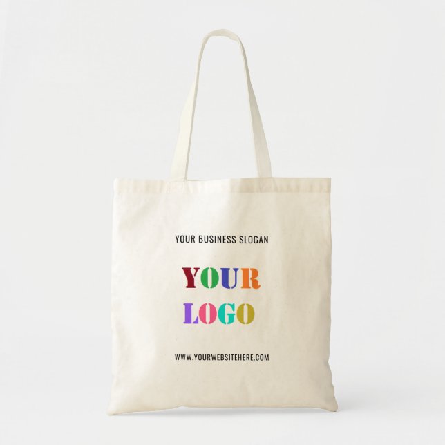Custom Logo Promotional Business Personalized  Tote Bag (Front)