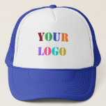 Custom Logo Promotional Business Personalized - Trucker Hat<br><div class="desc">Custom Logo or Text Promotional Business Personalized  - Add Your Logo / Image or Text / Information - Resize and move elements with customization tool.</div>