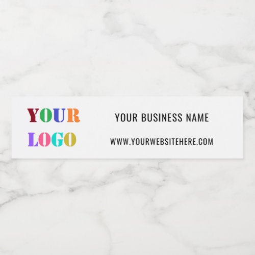 Custom Logo Promotional Business Personalized Water Bottle Label