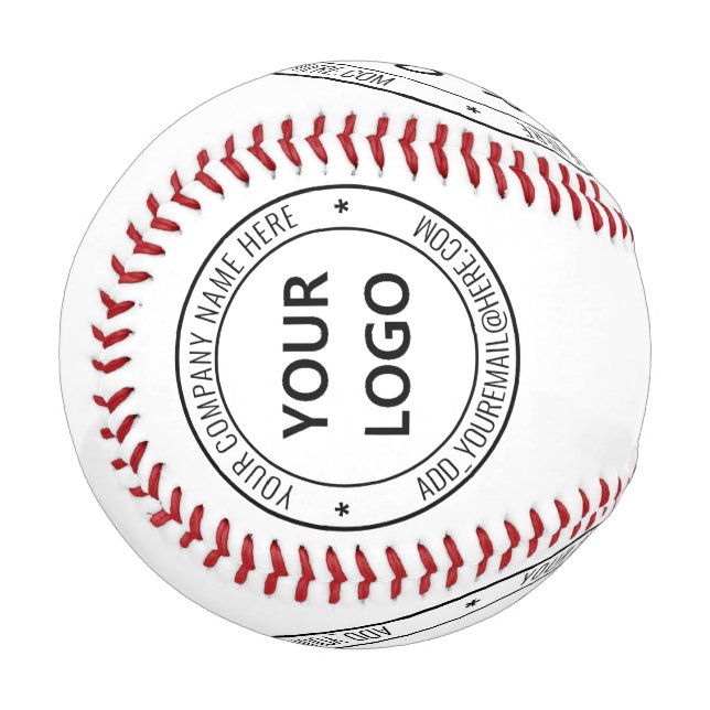 Custom Logo Promotional Business Personalized Your Baseball (Front Left)