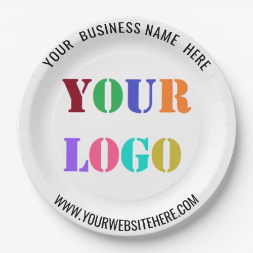 Custom Logo Promotional Business Personalized Your Paper Plates