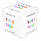 Custom Logo Promotional Business Pouf Example