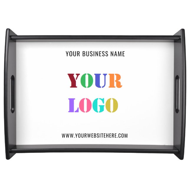 Custom Logo Promotional Business Serving Tray (Front)