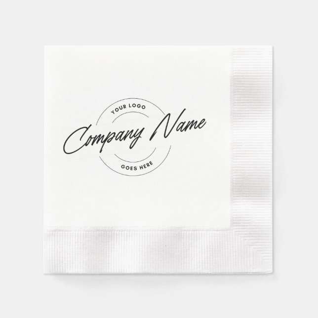 Custom Logo Promotional Business Supply Napkins (Front)