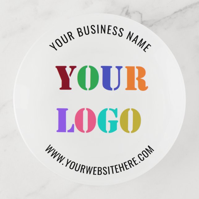 Custom Logo Promotional Business Trinket Tray (Front)
