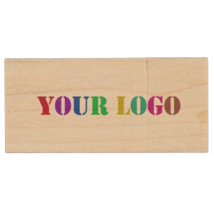 Custom Logo Promotional Business Wood Flash Drive