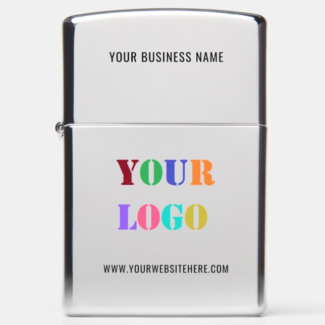 Custom Logo Promotional Business Zippo Lighter (Front)