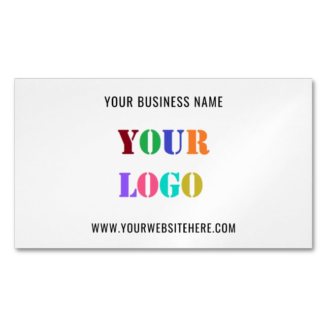 Custom Logo Promotional Company Personalized Business Card Magnet (Front)