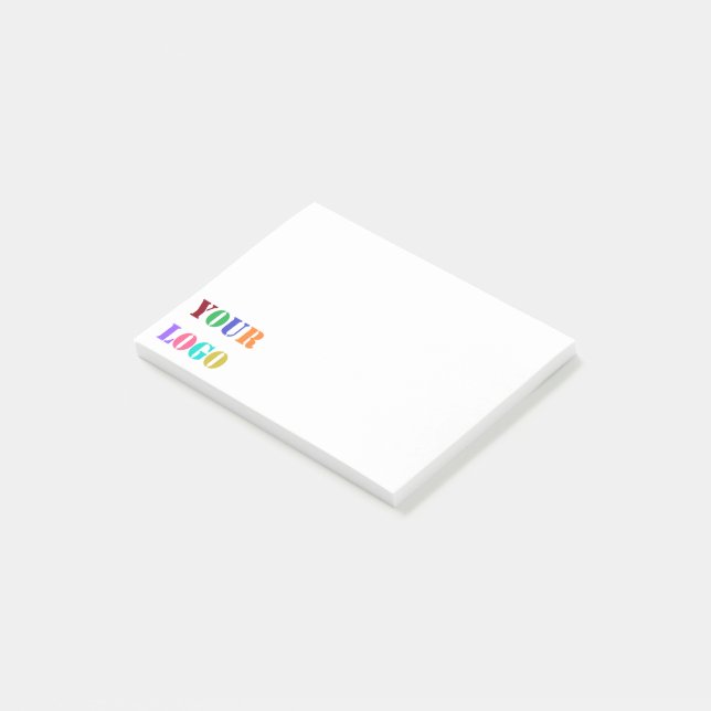 Custom Logo Promotional Company Post It Notes (Angled)