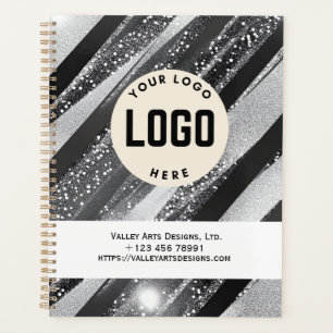 Custom Logo Promotional Notebook, Black  Planner
